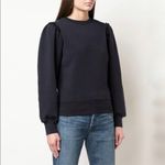 Citizens of Humanity Edie Puff Sleeve Sweatshirt in Navy Medium Photo 3