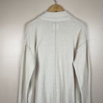 Free People We The Free Desert Blazer Knit Natural Beige Open Knit Oversized M Photo 10