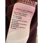 American Eagle  Waffle Knit Funnel Neck Pullover Hi-Low‎ Hem Top Size Small Photo 3