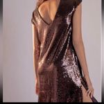 Anthropologie Maeve Kara Sequined Mini Dress Pink Mauve Size Small S NWT Photo 2