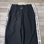 Nike  Pro Women's Tear Away Black and Gray Track Pants Photo 6