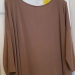 Zenana Outfitters Nice oversized tunic. Women's 1x, coffee/taupe with side pockets Photo 3