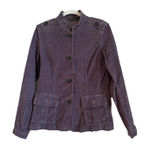 Eddie Bauer Vintage Womens Lavender Corduroy Button Down Casual Jacket Size M Photo 0