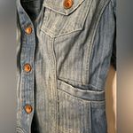 Guess PREMIUM DENIM Womens Jacket Size Small Distressed Ripped Washed Cotton Photo 2