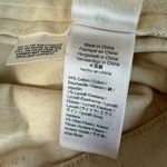 J.Crew Tie Waist Camp Pant Denim Stripe Womens Medium Ivory White Jeans #BA312 Photo 4