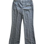 Banana Republic NEW Womens Size 14 Martin Wool Blend Trouser Pant Gray Plaid Photo 0