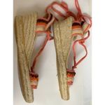 Roxy  Wedge Tie Up Sandals Photo 8