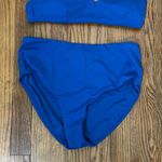 ANDIE Bikini Set Rockley Top High Waisted Bottom Mazarine Blue size M NWT/NWOT Photo 4