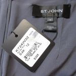 St. John NWT Tweed Pencil in Pewter Multi Metallic Wool Blend Skirt 12 Photo 1