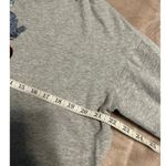 Disney  Parks Crewneck Sweatshirt Small Sequin Mickey Mouse Gray Pullover Cropped Photo 8