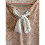 LC Lauren Conrad Women XXL Knit Top Floral Lace Trim S/S Vacation Beach Lounge Photo 3