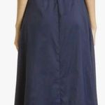 NEW STAUD Millie Navy Button Down Shirt Belted Maxi Dress sz XS Blue Photo 1