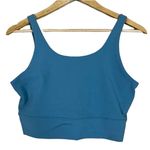 Nike Sports Bra Womens M Blue Stretch Medium Support Athleisure Clean Girl Photo 0