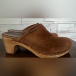 UGG  Abbie Studded Suede Platform Clogs in size 9 Photo 1