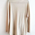 Amazon IWOLLENCE Waffle Knit Tunic Blouse Tie Knot Henley Button Up Oatmeal Sz 2X EUC Photo 7