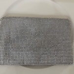 Jewel Badgley Mischka Clutch Silver with Slver lining Photo 4