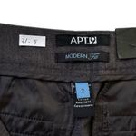 Apt. 9  Gray Modern Fit Slim Ankle Straight Pants Women Size 2 | 21-5 Photo 2