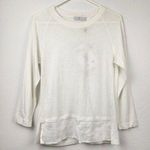 YC WHYCI Milano Shirt White Long Sleeve Size 40 Italian US Small Linen NWT Photo 0