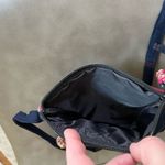 Vintage Boho Bird Floral Embroidered Crossbody Bag w/ Tassels Navy Strap Pink Photo 7