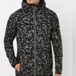 Tommy Hilfiger Tommy Hilfeger Sport Women’s Full Zip Black Camo Hooded Windbreaker Size Large Photo 0