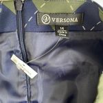 Versona  Argyle Green and Navy Pleated skirt Photo 3