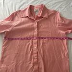 Talbots Vintage  Women’s Button Down Collared Petite Pink Preppy Business Career Photo 4
