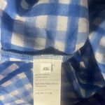 S.Deer plaid button down shirt dress XXL travel loungewear beachy Blue Photo 1
