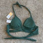 Kona Sol NWT  Green Bikini Top Photo 3