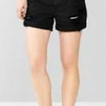 Gap  1969 sexy boyfriend Shorts black denim distressed size 28‎ Photo 0