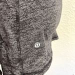 Lululemon Race Your Pace 1/2 Zip Wee Stripe Black Heathered Black RULU size 4 Photo 7