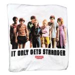Stranger Things  It Only Gets Stranger White T Shirt Teens SZ 2XL women’s Photo 2
