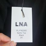 LNA  santo top in black size‎ 2X NWT Photo 2