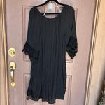 Mlle Gabrielle  Black Midi Dress Photo 1