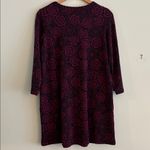 Gudrun Sjoden Long Sleeve Crewneck Dress Women’s Small Red Black Photo 1