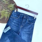 American Eagle AEO  Womens Jeans Curvy High Hi Rise Jegging Blue Denim Stretch 6 Photo 1