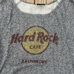 Hard Rock Cafe  baltimore | grey scoop neck crewneck | size small crewneck Photo 5