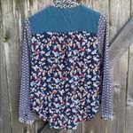 Anthropologie  Maeve Mixed Pattern Button Front Top Size XS Photo 10