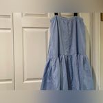 Adam Lippes  x RTR Sleeveless Square Neckline High Low Swing Dress Size 12 Photo 5