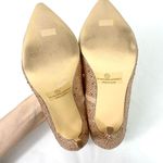 Olivia Ferguson Nude Rose Gold Sparkly Rhinestone Stiletto Heel Pumps Size 7.5 Photo 7