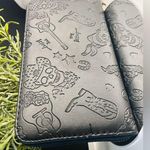 Betsey Johnson Embossed Wester Cowboy Cowgirl Zip Around Wallet NWT Photo 1