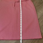 EXPRESS  NEW Red Herringbone Pencil Mini Skirt Holiday Festive Size 9/10 NWT Photo 9