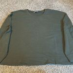 James Perse  Olive Green Lightweight 100% Cotton Sweatshirt, Size 3 (large), EUC Photo 6