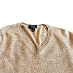 Charter Club 100% Cashmere Pullover Sweater Tan Neutral Size Medium Women's Photo 5
