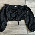 In the Beginning  lace up top Photo 0