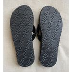 High Tide Black Sandal Flip Flop Comfort Tropical Beach Floral Size 9 Photo 8