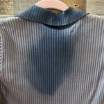 Cotton Citizen NWT Ibiza Long Sleeve Polo Dress in Ribbed Midnight Mix Size S Photo 8