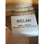 INCLAN STUDIO Millie Faux Leather Mini Dress Medium TAN BROWN Butterscotch NWOT Photo 7