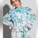 VICI Tempe Floral Ruffle Midi Dress Size Small EUC Photo 2