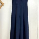 Eliza J  Sweetheart Neck Pleated Wide Leg Crepe Jumpsuit Photo 2