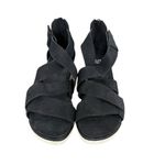 Eileen Fisher Woman's Sally Wedge Sporty Sandal in Black - Size 6 Photo 4